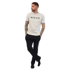 Nicce Mens Aderyn Top & Bottom Set / Black/White